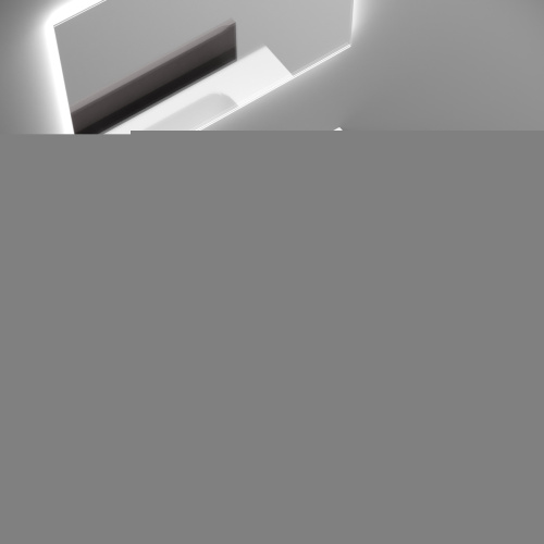 Тумба под раковину Sancos Very VR90SM 90х40 подвесная цвет серый - фото 5